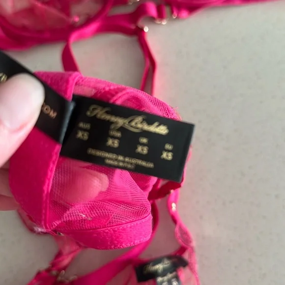 Honey Birdette Hearts Sequin Set - Picture 7 of 11